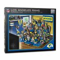 Youthefan 18 x 24 in. NFL Los Angeles Rams Purebred Fans Puzzle, Multi Color - A Real Nailbiter - 500 Piece 2502083